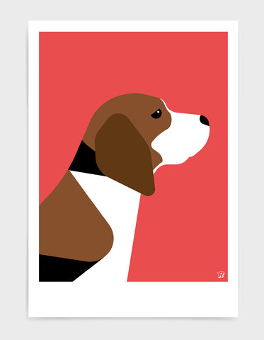 Beagle Dog Print