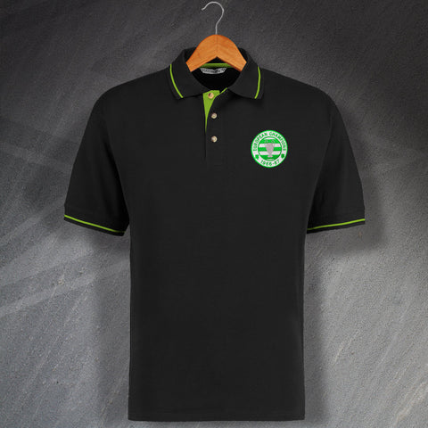 Celtic European Champions 1966-67 Embroidered Contrast Polo Shirt