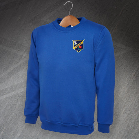 Retro Everton 1886 Embroidered Sweatshirt