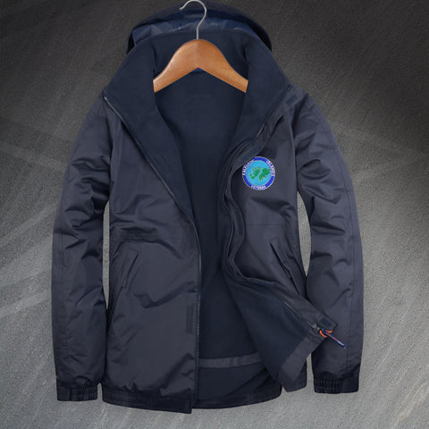 Falkland Islands Veteran Embroidered Premium Outdoor Jacket