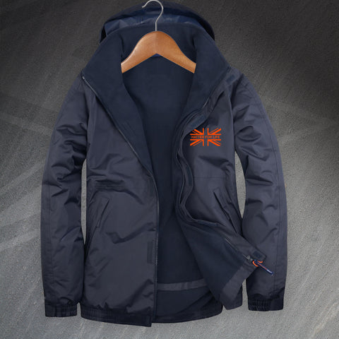 Hatter for Life Union Jack Embroidered Premium Outdoor Jacket