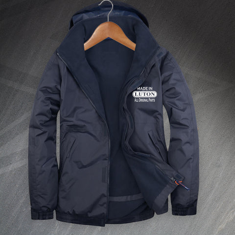 Made in Luton All Original Parts Embroidered Premium Outdoor Jacket