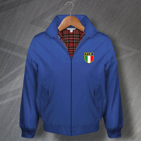 Retro Italy Rugby 1948 Embroidered Harrington Jacket