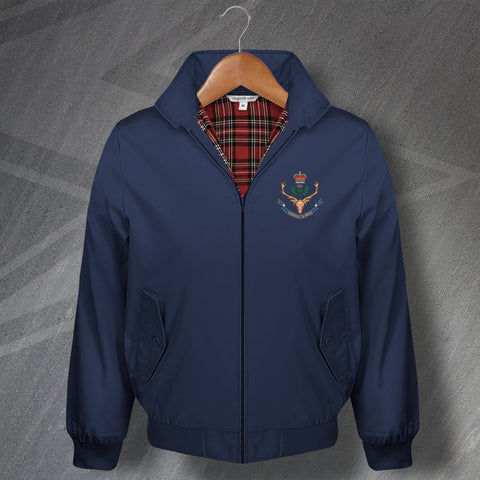 Queen's Own Highlanders Embroidered Harrington Jacket