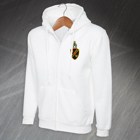 Retro Bolton 1971 Embroidered Full Zip Hoodie