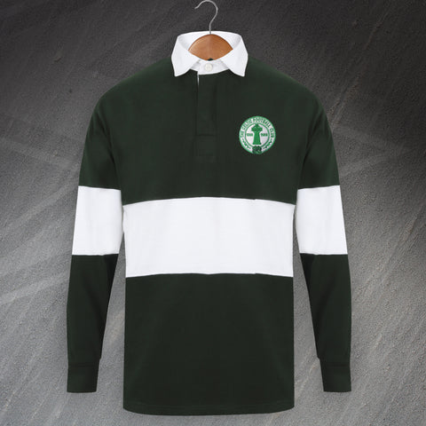 Retro Celtic Centenary Embroidered Long Sleeve Panelled Shirt