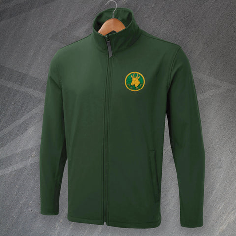 Retro South Africa 1906 Embroidered Waterproof Softshell Jacket