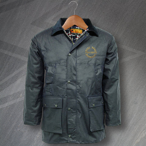 Triumph Motor Company Embroidered Padded Wax Jacket