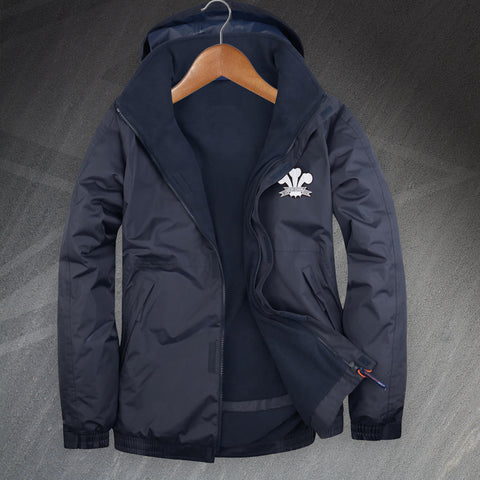 Retro Wales Rugby 1905 Embroidered Premium Outdoor Jacket