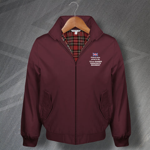 Proud to Have Served in The 331st Guards Parachute Regiment Embroidered Harrington Jacket