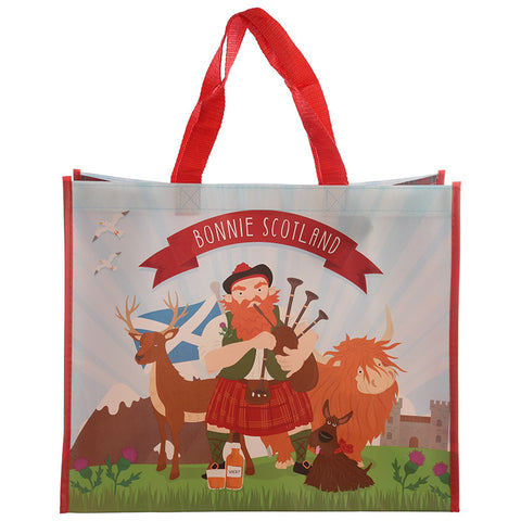 Scottish Piper Durable Reusable Shopping Bag