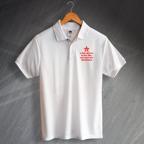 Bus Driver Embroidered Polo Shirt