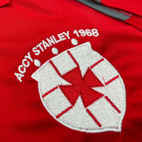 Retro Accrington Stanley 1986 Sports Polo Shirt 