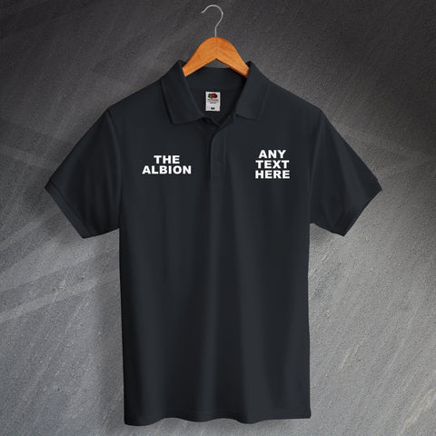 Personalised Albion Pub Polo Shirt