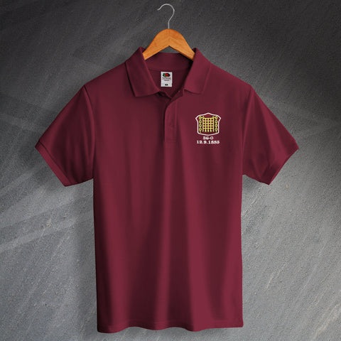 Retro Arbroath Polo Shirt with Embroidered Badge
