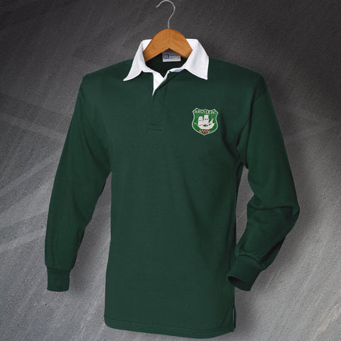 Plymouth Football Shirt Embroidered Long Sleeve Argyle FC
