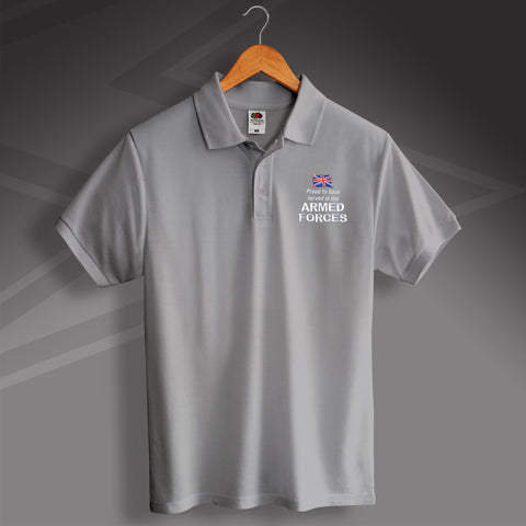 Armed Forces Embroidered Polo Shirt