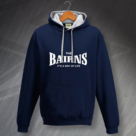 Falkirk Football Hoodie Contrast The Bairns It's a Way of Life