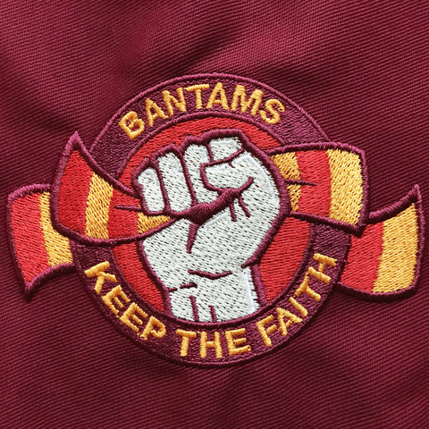 Bantams Keep The Faith Embroidered Badge