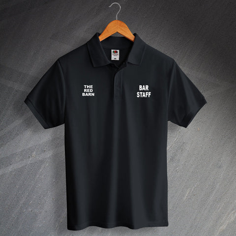 Personalised Pub Polo Shirt with any Pub Name & Pub Role Title