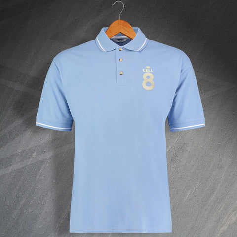 Bell 8 Embroidered Contrast Polo Shirt