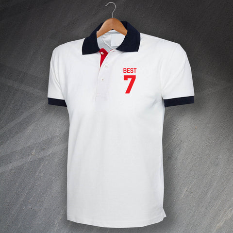 Best 7 Embroidered Tricolour Polo Shirt