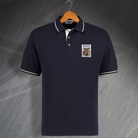 Birmingham Football Polo Shirt Embroidered Contrast 1899
