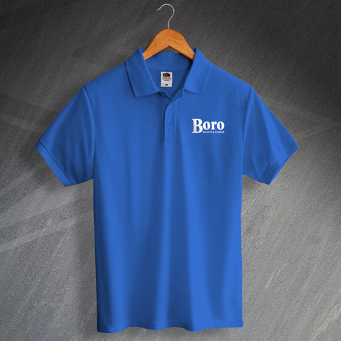 Nuneaton Football Polo Shirt Printed Boro Believe & Achieve
