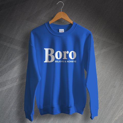Nuneaton Football Sweatshirt Boro Believe & Achieve