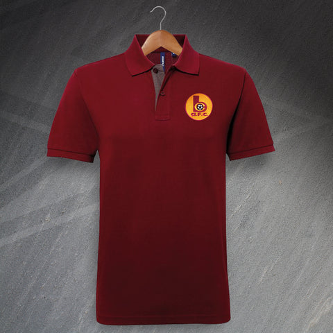 Retro Bradford 1978 Embroidered Classic Fit Contrast Polo Shirt
