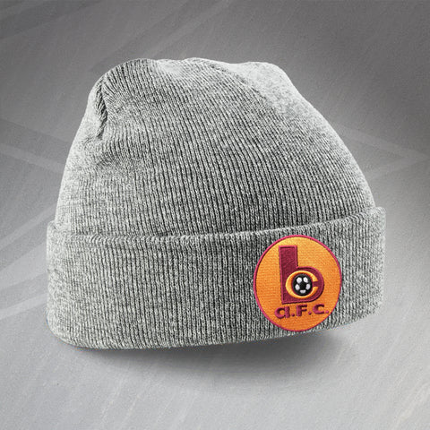 Retro Bradford Beanie Hat with Embroidered Badge