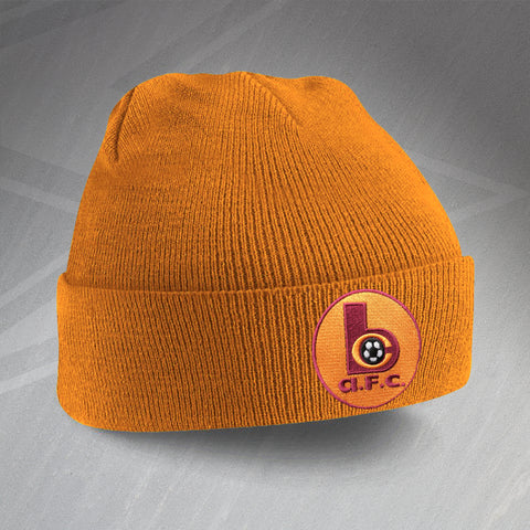 Retro Bradford Beanie Hat with Embroidered Badge