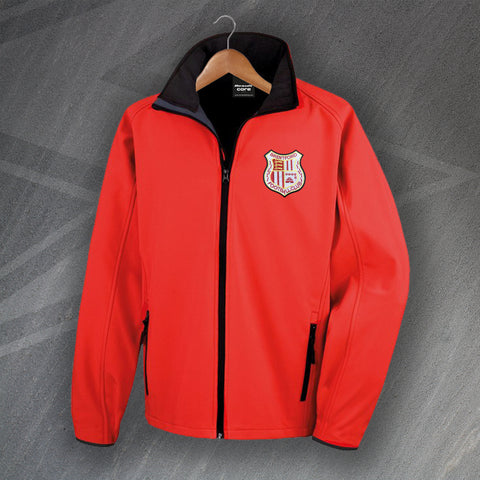 Brentford Football Jacket Embroidered Core Softshell 1971