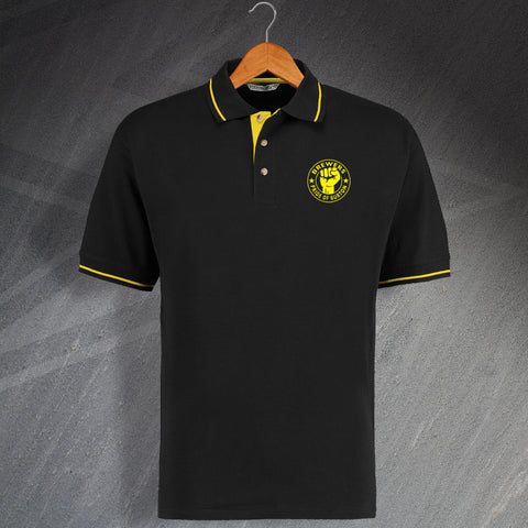 Brewers Pride of Burton Embroidered Contrast Polo Shirt
