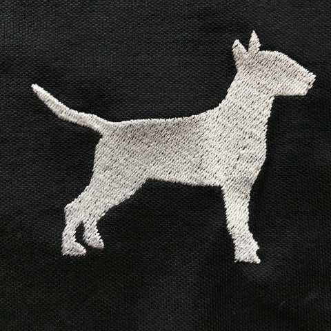 Bull Terrier Embroidered Badge