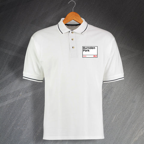 Burnden Park BL3 Embroidered Contrast Polo Shirt
