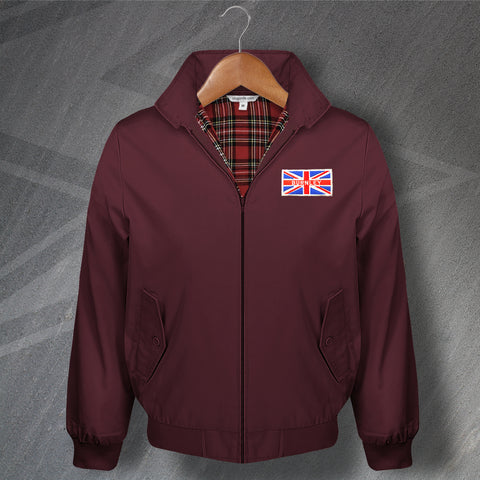 Burnley Coloured Union Jack Embroidered Harrington Jacket