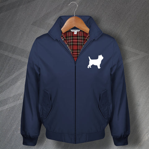 Cairn Terrier Harrington Jacket Embroidered