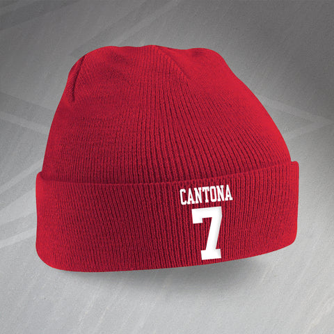 Cantona 7 Embroidered Beanie Hat