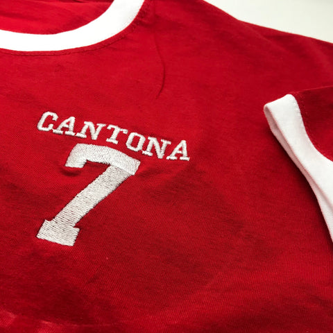 Eric Cantona France Ringer Shirt