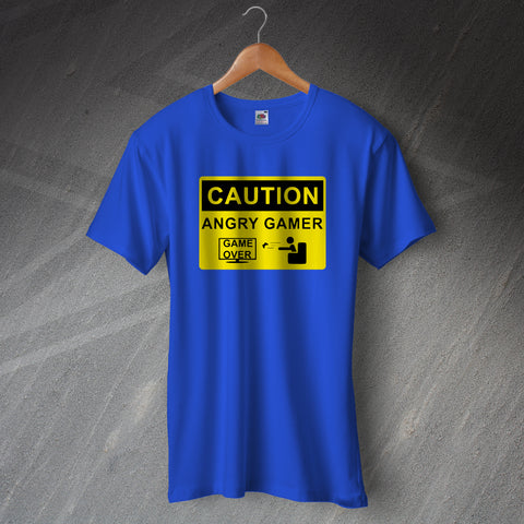Caution Angry Gamer T-Shirt
