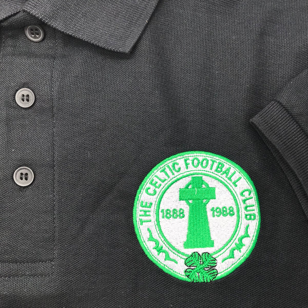 Classic Celtic Football Polo Shirt | Embroidered Retro Celtic Clothing ...