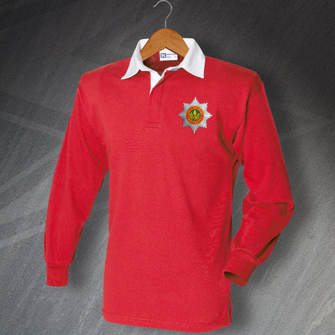Cheshire Regiment Rugby Shirt Embroidered Long Sleeve