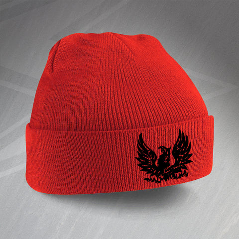 Retro Cirencester Beanie Hat with Embroidered Badge