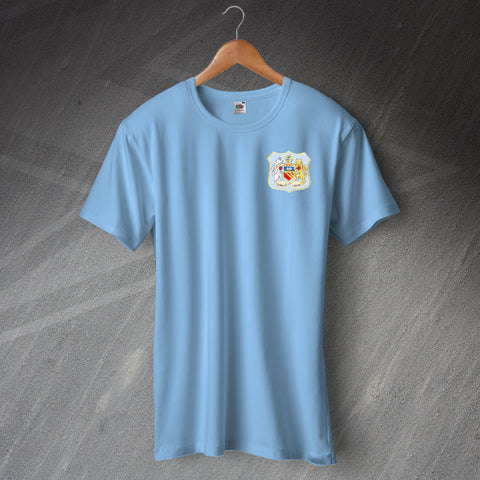 City Football T-Shirt Embroidered 1976