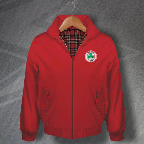Cliftonville Football Harrington Jacket Embroidered The Reds