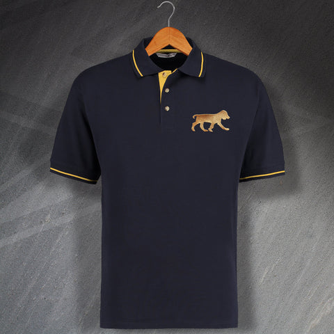 Cocker Spaniel Polo Shirt Embroidered Contrast