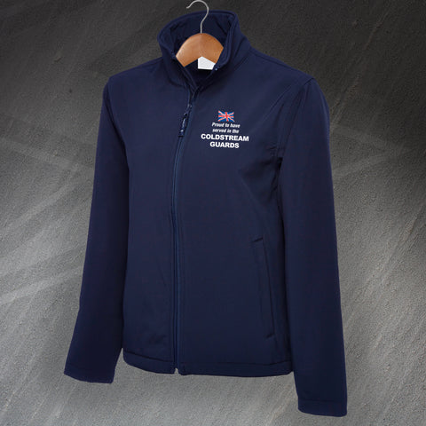 Proud to Have Served in The Coldstream Guards Embroidered Classic Softshell Jacket