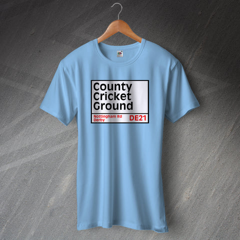 Derbyshire Cricket T-Shirt County Cricket Ground