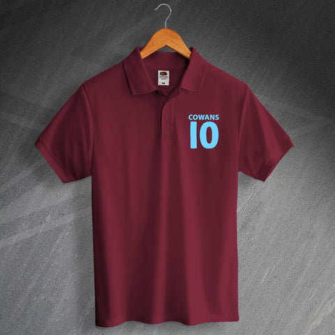 Villa Football Polo Shirt Embroidered Cowans 10